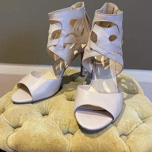 Nine West Leather Stiletto Sandals